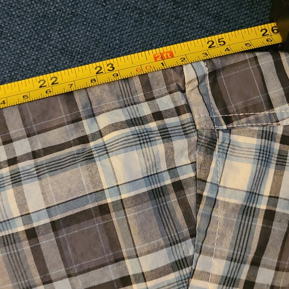 🔖3 For $10 🛍 Men's Casual Button Down Shirt - Blue Plaid - Picture 11 of 12